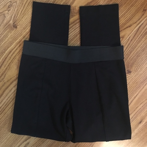 Black Leggings 2” Waistband Size 8 - Picture 2 of 8